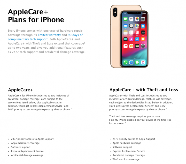 Apple Extends AppleCare+ Coverage