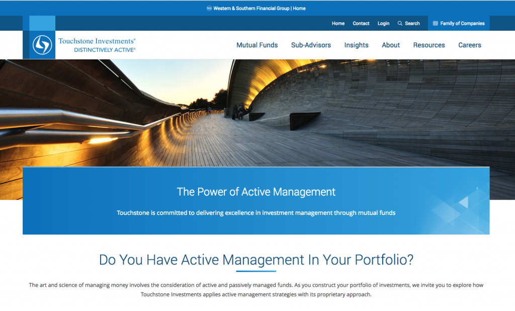 Touchstone Investments Unveils New Website