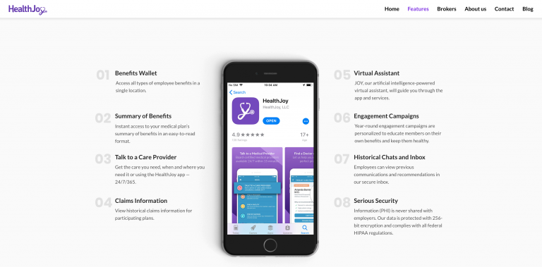 Person Using Healthjoy App Introducing HealthJoy EAP