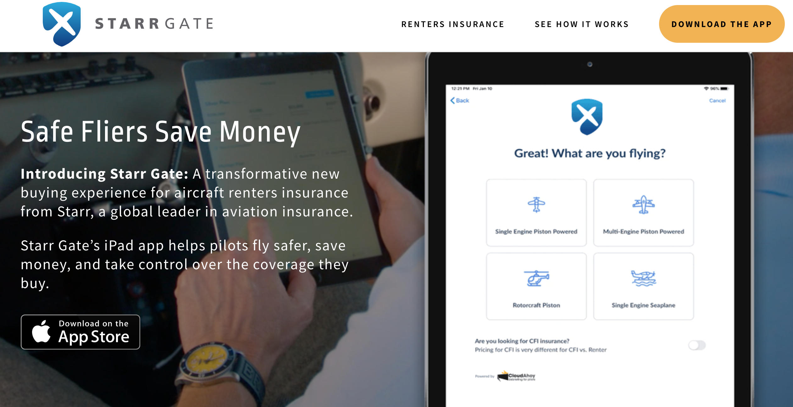 Starr launches on-demand aviation renters insurance