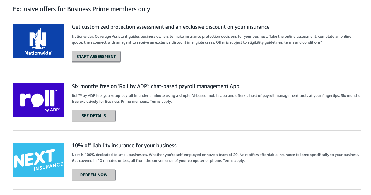 Nationwide is the latest exclusive offer for  Business Prime members