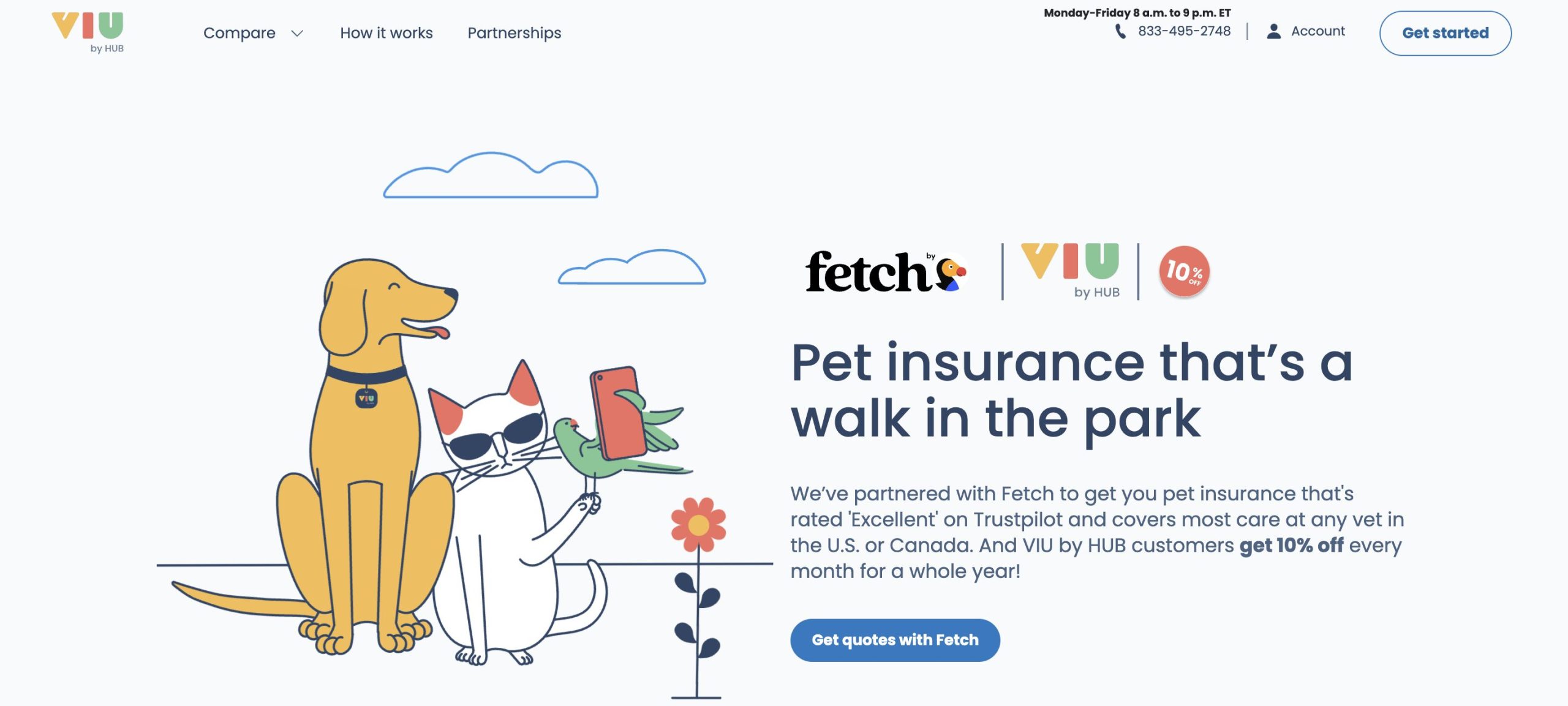 VIU by HUB partners with Fetch Pet Insurance