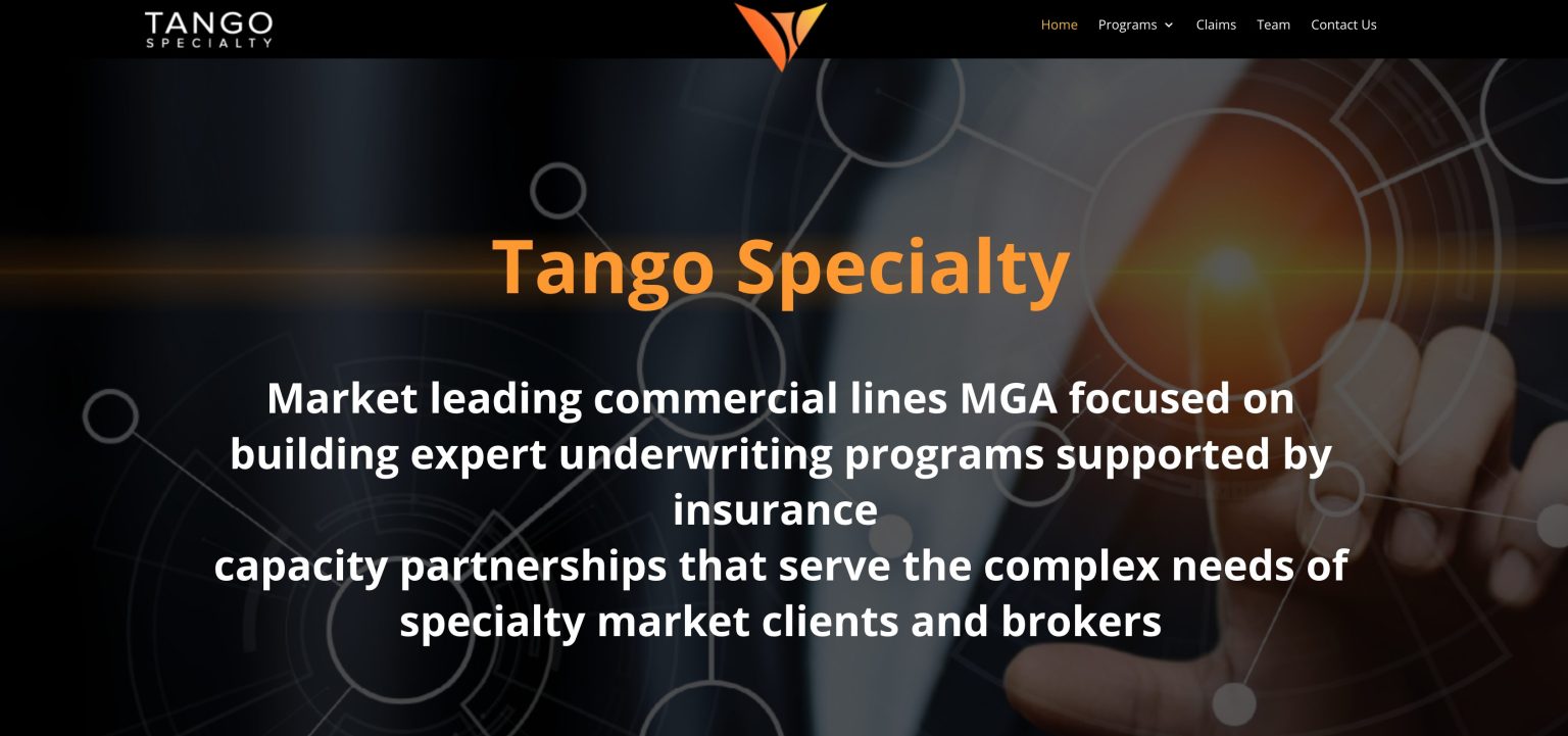 Tango Insurance Tango Specialty secures $1.3 million