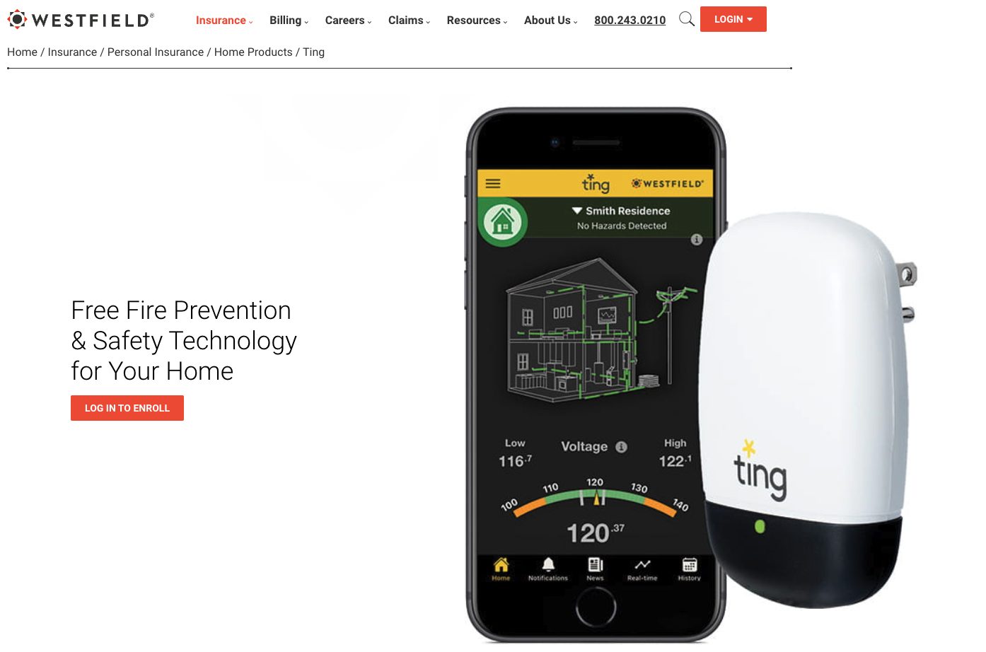 Westfield Insurance to offer Ting devices