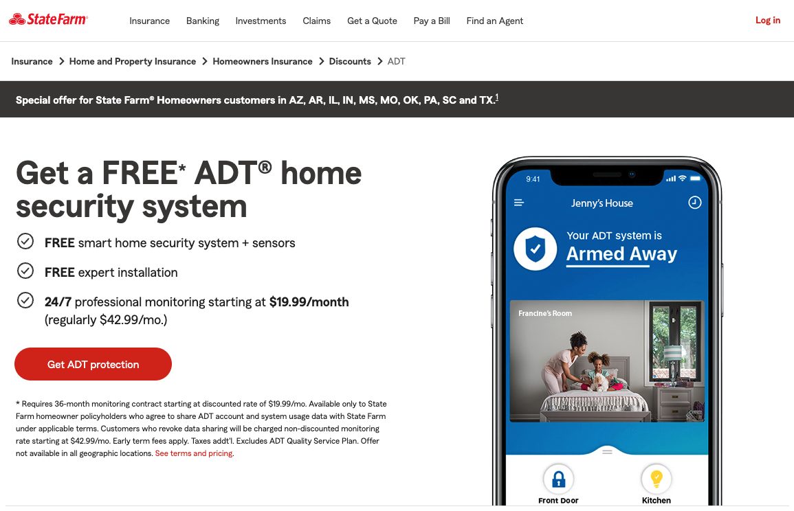 State Farm and ADT test new offering in Georgia